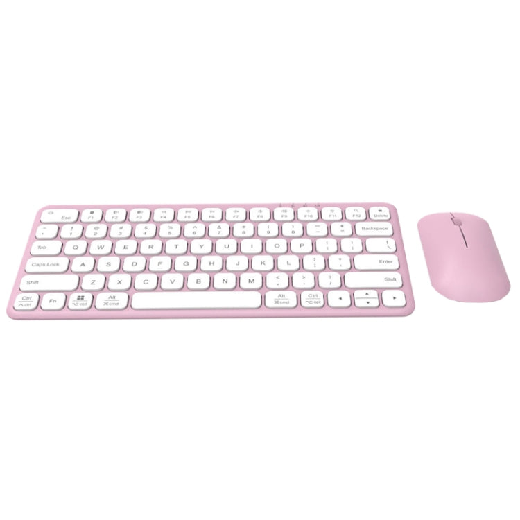 B087 Tastiera e mouse wireless dual mode portatili da 78 tasti 2.4G, Keyboard Green, Keyboard Pink, Keyboard Mouse Set White, Keyboard Mouse Set Green, Keyboard Mouse Set Pink