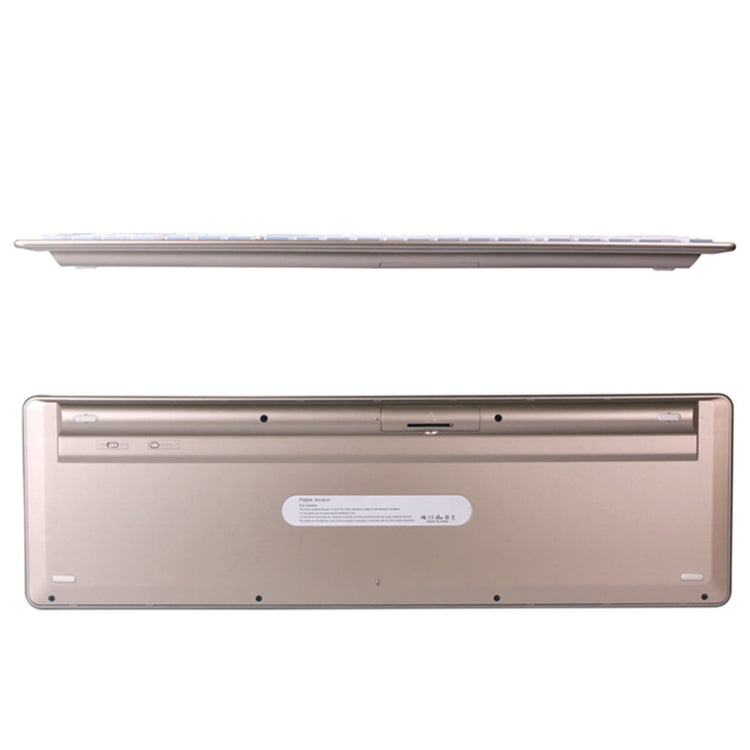 B035 Tastiera wireless 2.4G Costruzione con piede a forbice Tastiera esterna silenziosa per laptop da ufficio, Silver, Gold, Double-mold Bluetooth Gray