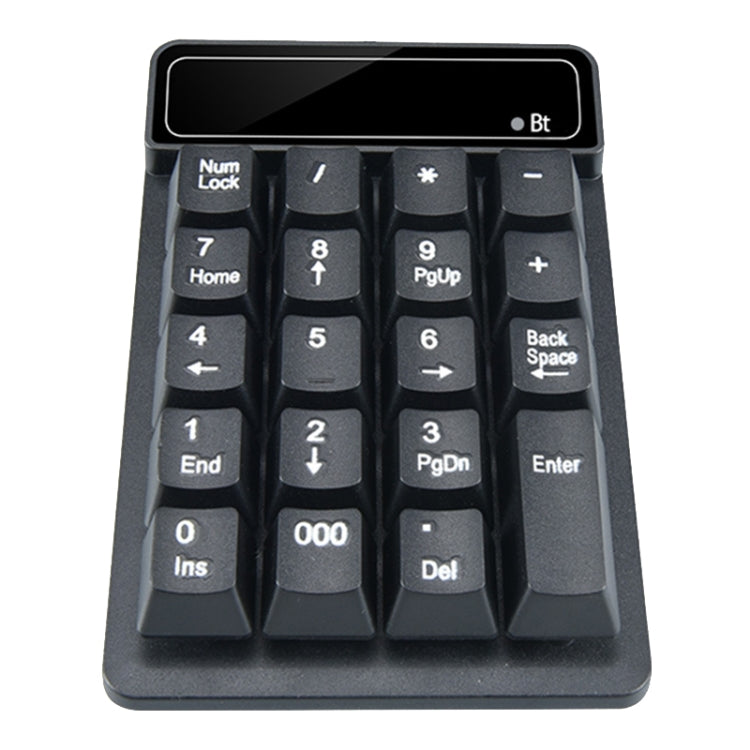 K6 19 tasti Mini tastiera digitale wireless Bluetooth Tastiera meccanica universale sospesa 4.0, K6 (Black)