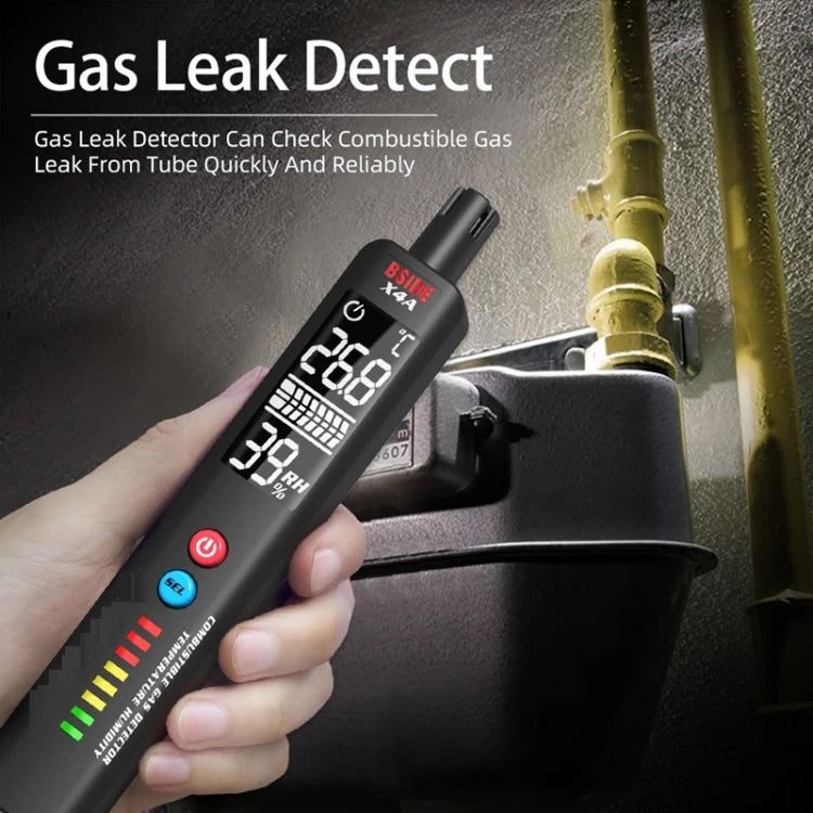Allarme perdite di gas rilevatore di gas combustibile portatile BSIDE X4A, X4A