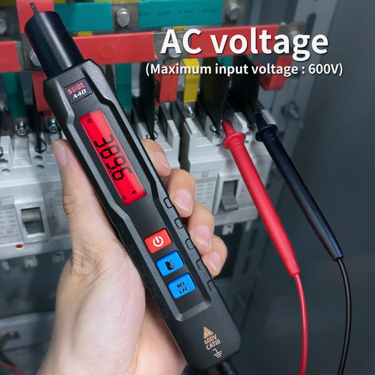 BSIDE A40 Termometro a infrarossi Tipo di penna elettrica Multimetro intelligente Tester di tensione inverter VFC, A40