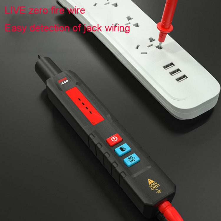BSIDE A40 Termometro a infrarossi Tipo di penna elettrica Multimetro intelligente Tester di tensione inverter VFC, A40