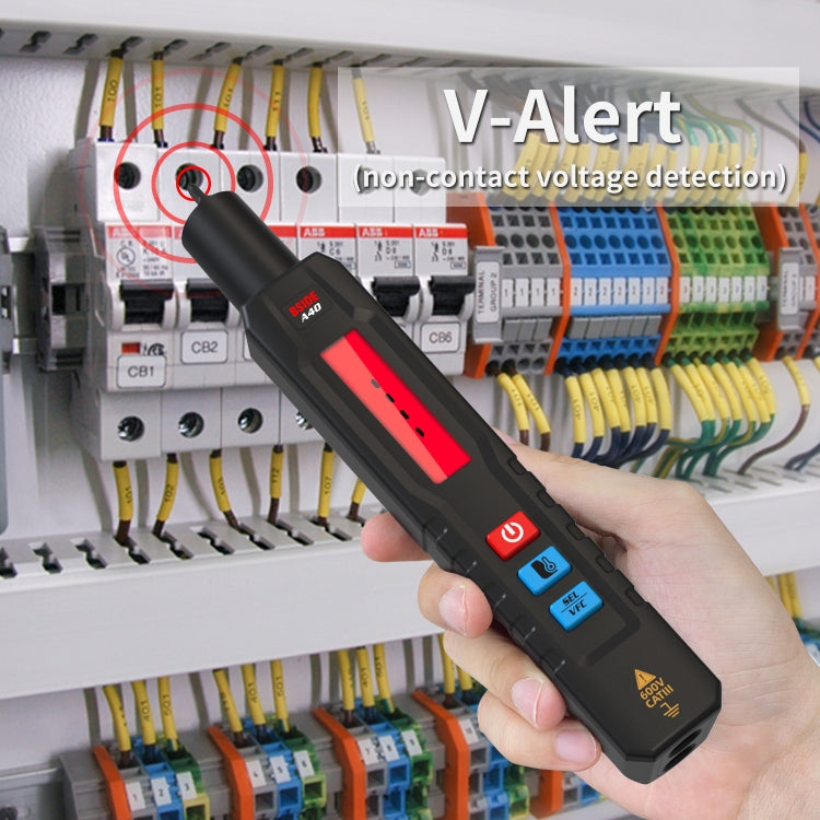 BSIDE A40 Termometro a infrarossi Tipo di penna elettrica Multimetro intelligente Tester di tensione inverter VFC, A40
