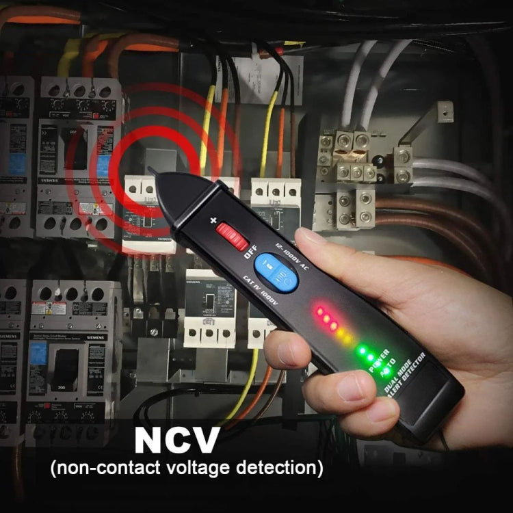 Tester di tensione CA con rilevamento del punto di interruzione senza contatto con penna elettrica intelligente doppia modalità BSIDE AVD07, AVD07