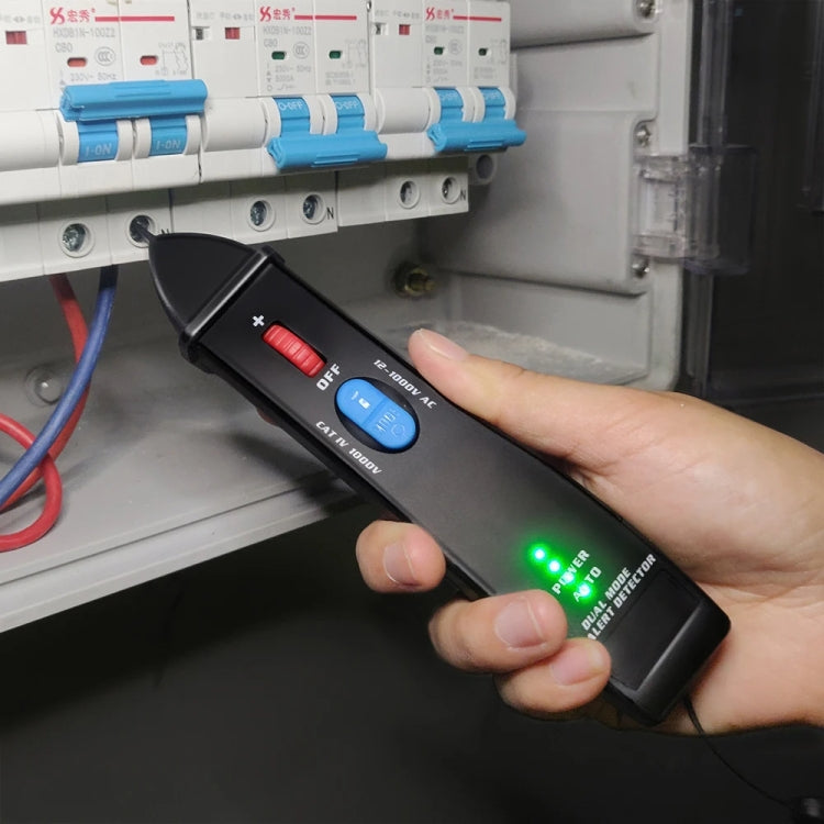 Tester di tensione CA con rilevamento del punto di interruzione senza contatto con penna elettrica intelligente doppia modalità BSIDE AVD07, AVD07