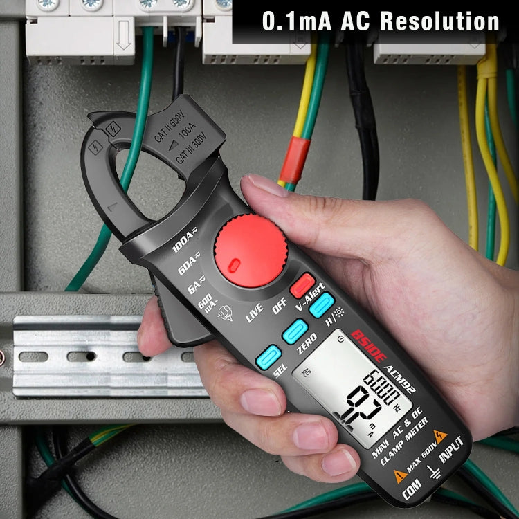 Tester di corrente e tensione del multimetro digitale a pinza BSIDE ACM92, BSIDE ACM92