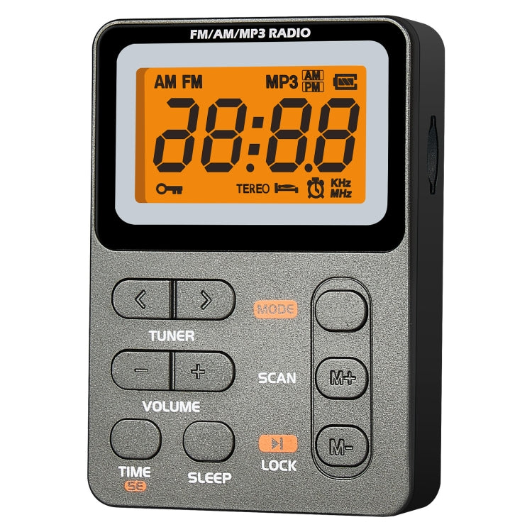 SH-01M Mini radio portatile con display digitale multifunzionale a due canali, JPN Version, US Version, EU Version