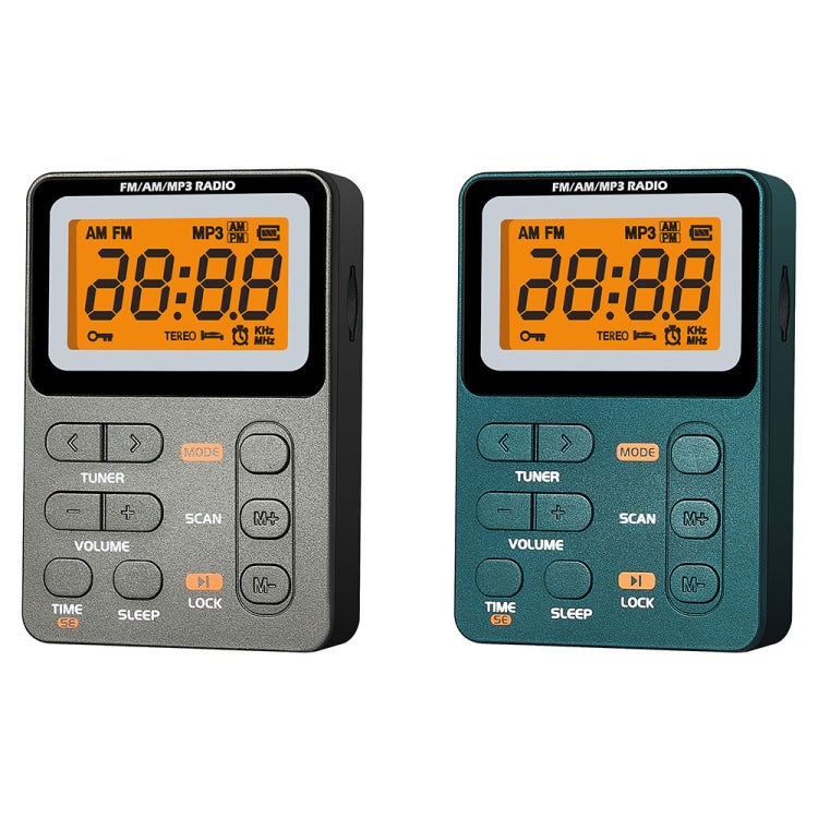 SH-01M Mini radio portatile con display digitale multifunzionale a due canali, JPN Version, US Version, EU Version