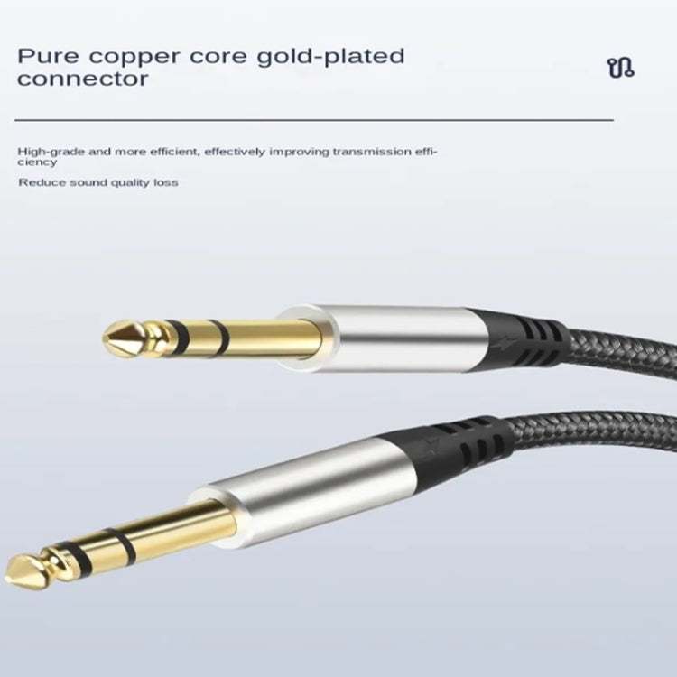 Cavo di collegamento per batteria amplificatore per console di missaggio audio Cavo audio maschio-maschio da 6,35 mm 28 AWG OD: 4,0 mm, 1m, 1.5m, 2m, 3m, 5m, 10m