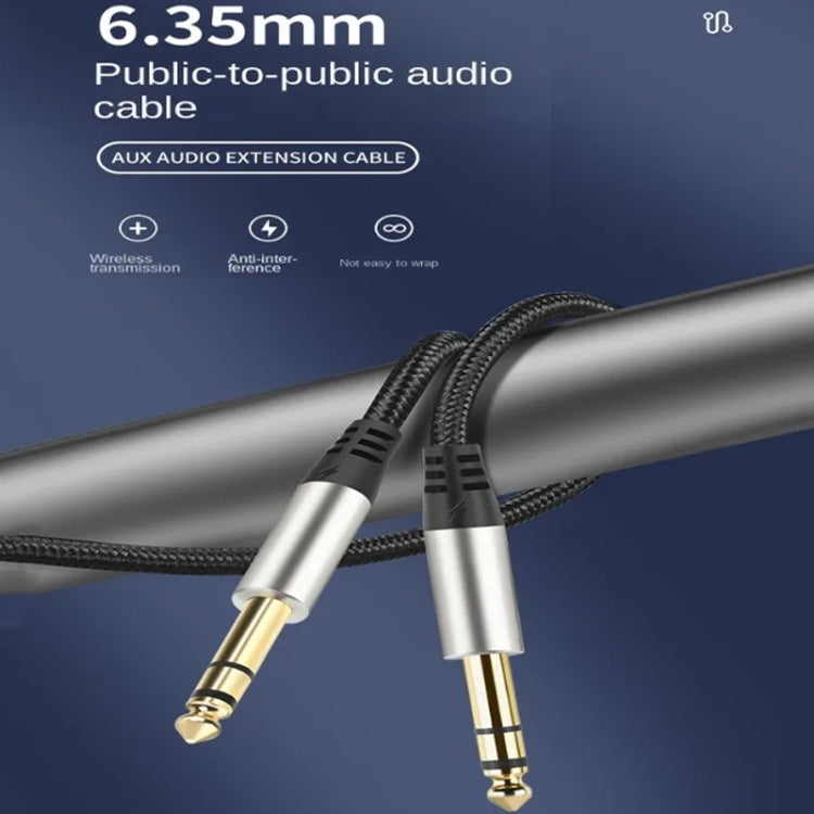 Cavo di collegamento per batteria amplificatore per console di missaggio audio Cavo audio maschio-maschio da 6,35 mm 28 AWG OD: 4,0 mm, 1m, 1.5m, 2m, 3m, 5m, 10m