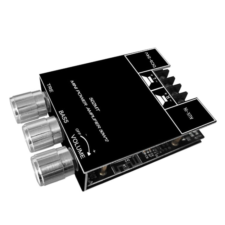 ZK-502MT Modulo tubo di alimentazione HIFI digitale audio Bluetooth 50W x 2 2.0, ZK-502MT