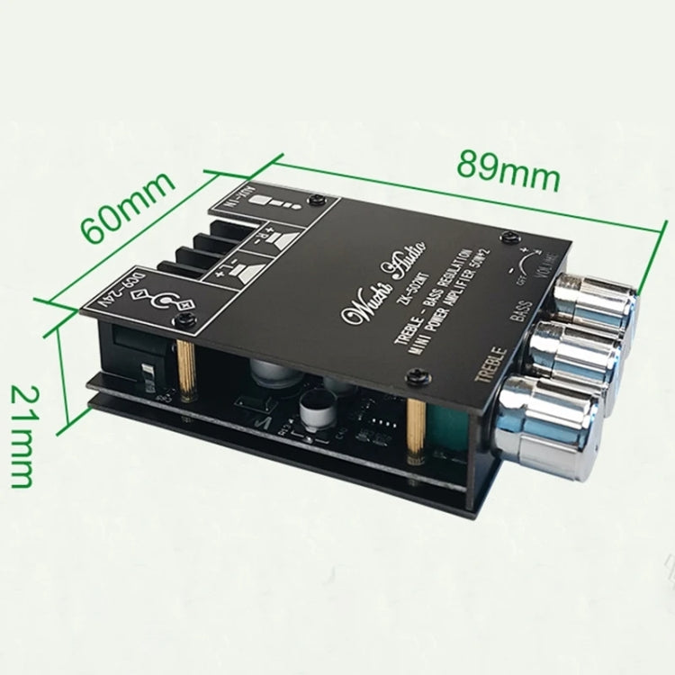 ZK-502MT Modulo tubo di alimentazione HIFI digitale audio Bluetooth 50W x 2 2.0, ZK-502MT