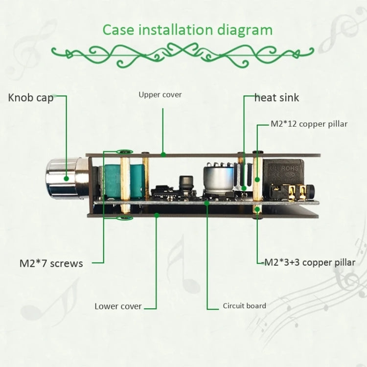 ZK-502MT Modulo tubo di alimentazione HIFI digitale audio Bluetooth 50W x 2 2.0, ZK-502MT