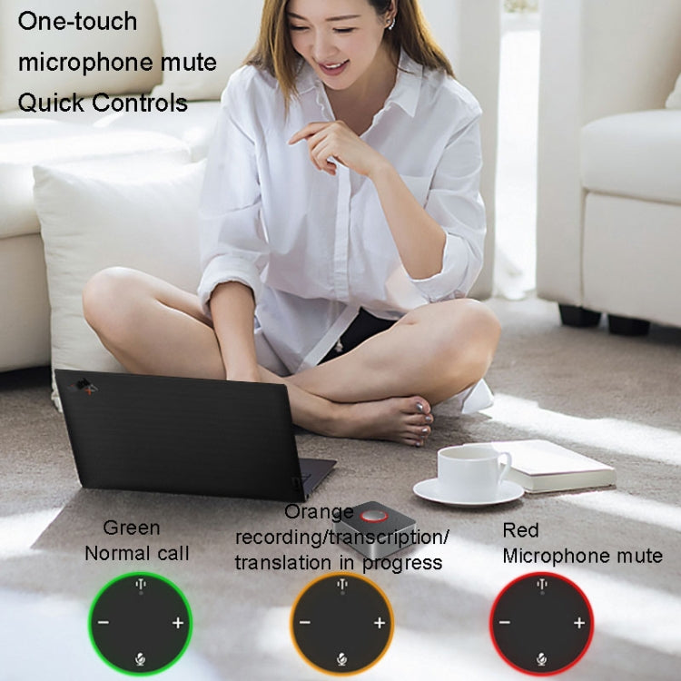 Lenovo Thinkplus MCP01 Videoconferenza intelligente Microfono omnidirezionale Suono Altoparlante microfono Bluetooth portatile