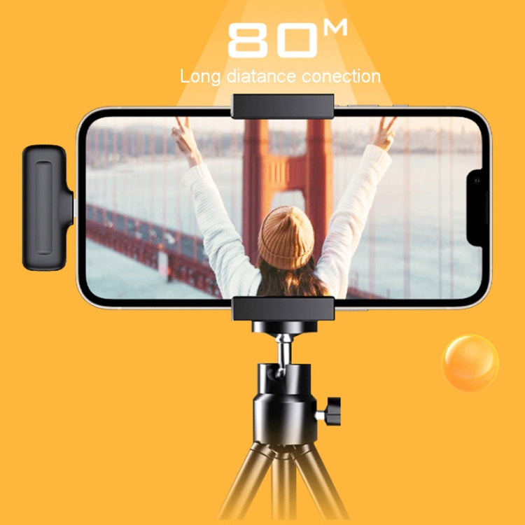 Microfono lavalier per registrazione da uno a due all'aperto con cancellazione del rumore, microfono wireless per lo streaming live, Type-C, 8 Pin