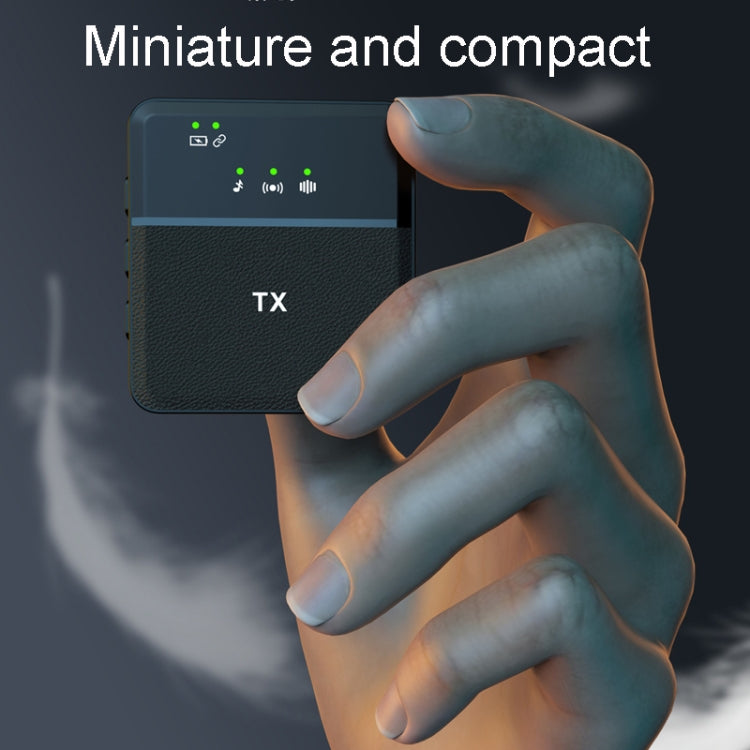 Microfono lavalier wireless Uno a uno con registrazione dal vivo e cancellazione del rumore, Type-C, 8 Pin