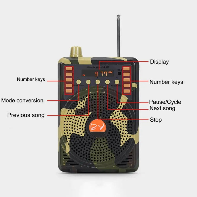 L'amplificatore vocale wireless Bluetooth da 48 W con telecomando supporta la riproduzione di schede USB/TF, EU Plug, UK Plug, AU Plug, US Plug