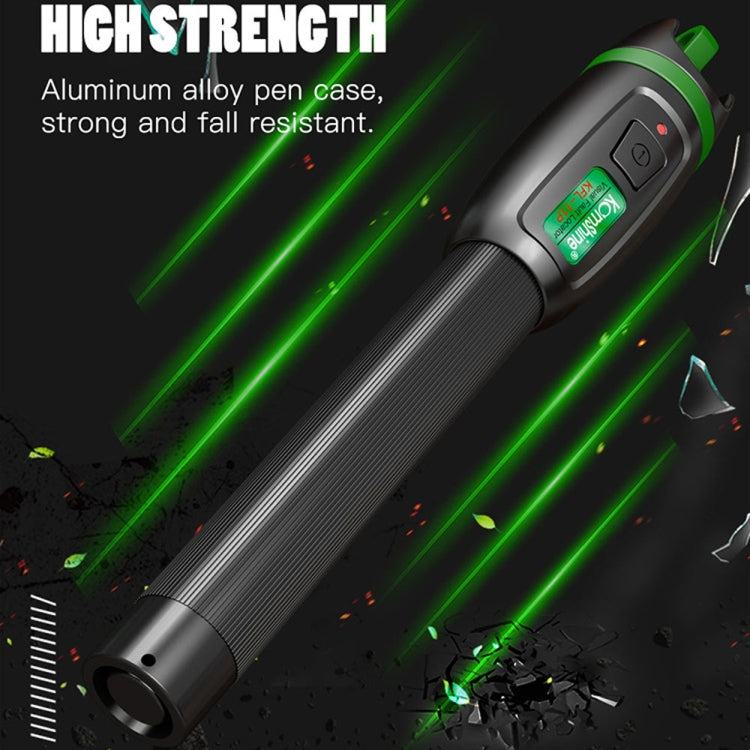Penna a luce rossa in fibra ottica con sorgente di luce laser visibile in metallo KomShine, KFL-11P-20MW, KFL-11P-30MW