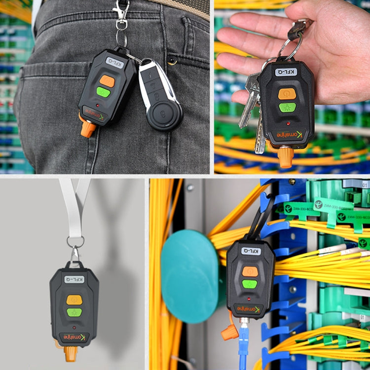 Penna a luce rossa per test di posizionamento del punto di interruzione della mini fibra ottica Komshine da 15 km, KFL-Q-20MW, KFL-Q-30MW