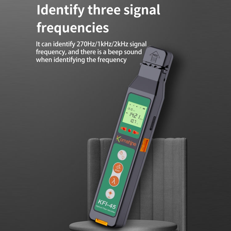 Strumento di identificazione della direzione del segnale in fibra ottica Komshine, KFI-45-G, KFI-45-L