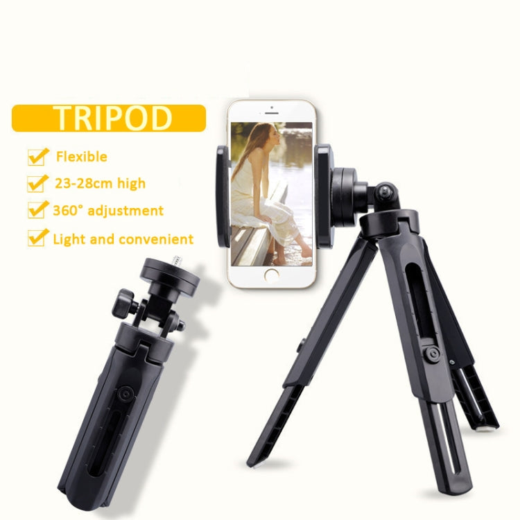 Treppiede portatile per telefono con fotocamera da tavolo con mini treppiede per selfie rimovibile con testa a sfera