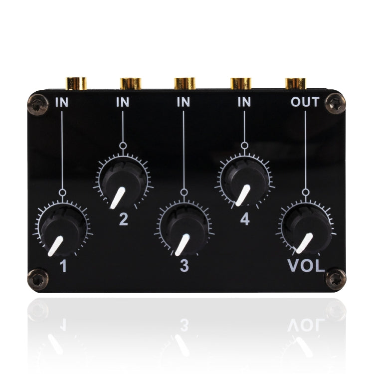 Console mixer passiva portatile a 4 vie in linea stereo, TX400