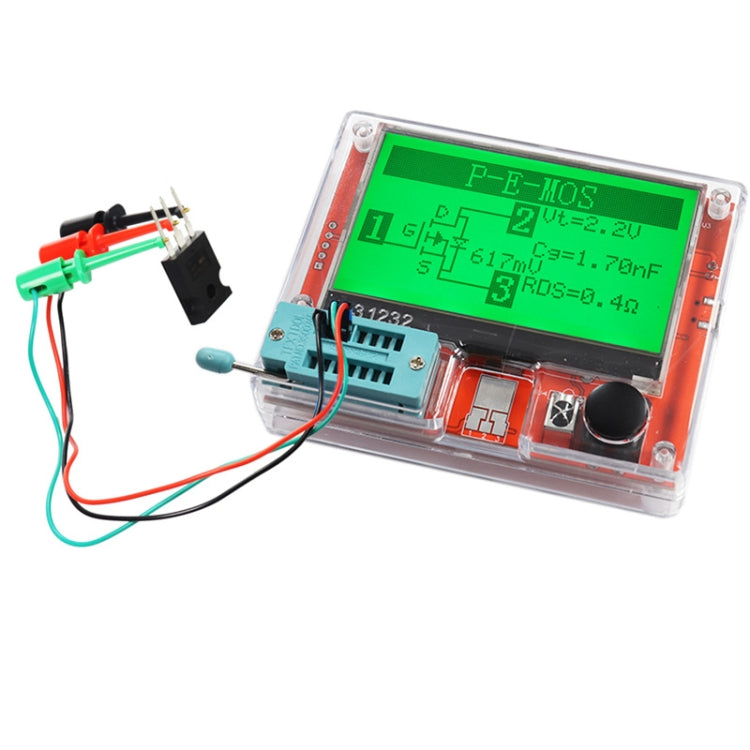 Display TFT del tester transistor LCR-T10H per test della resistenza del condensatore triodo diodo, LCR-T10H Built Lithium Battery, LCR-T10H Dry Battery