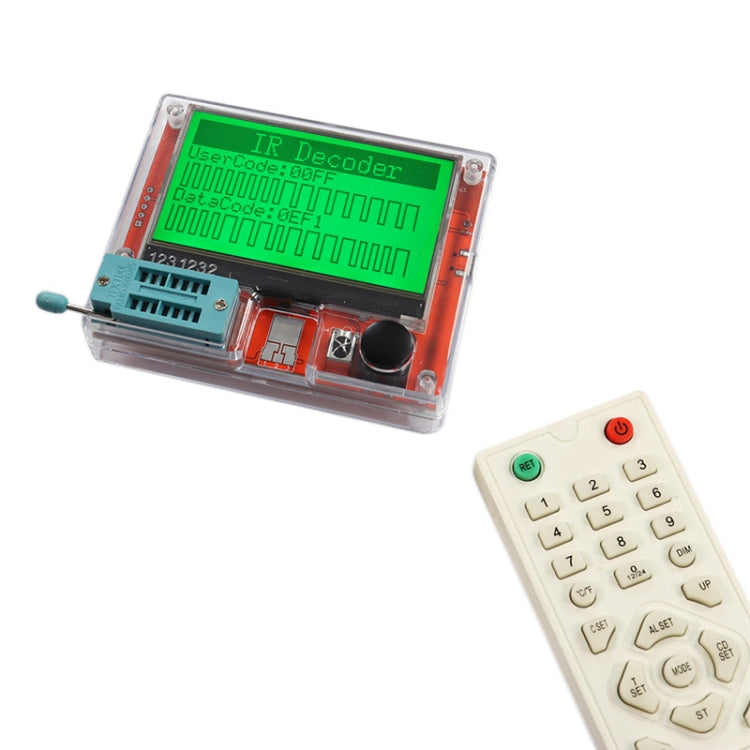 Display TFT del tester transistor LCR-T10H per test della resistenza del condensatore triodo diodo, LCR-T10H Built Lithium Battery, LCR-T10H Dry Battery
