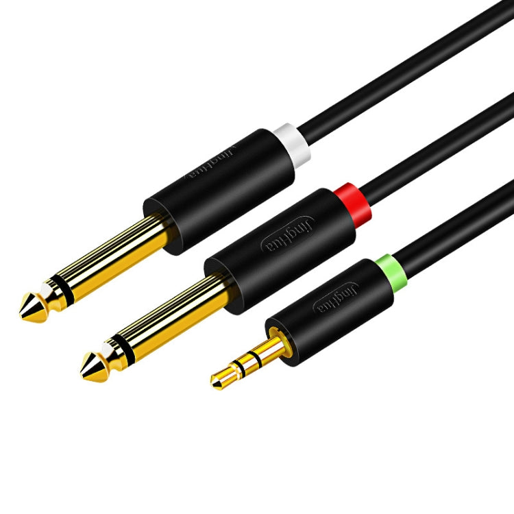 Cavo audio JINGHUA da 3,5 mm a doppio 6,5 mm Cavo audio amplificatore mixer a doppio canale 1 in 2, 0.5m, 1.5m, 3m, 5m, 10m