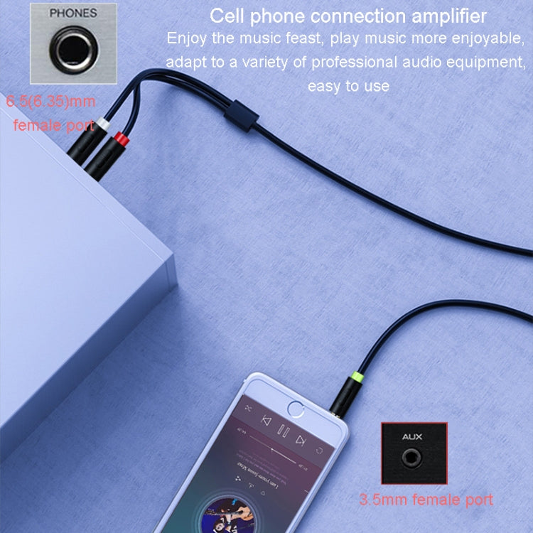Cavo audio JINGHUA da 3,5 mm a doppio 6,5 mm Cavo audio amplificatore mixer a doppio canale 1 in 2, 0.5m, 1.5m, 3m, 5m, 10m