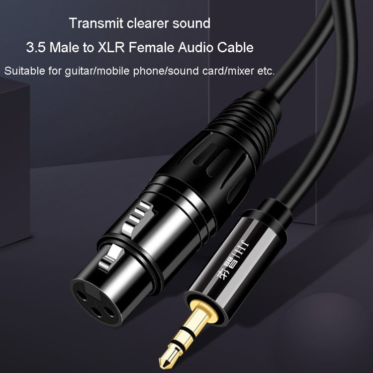 Cavo audio per microfono JINGHUA da 3,5 mm maschio a XLR femmina, 1.5m, 3m, 5m, 10m
