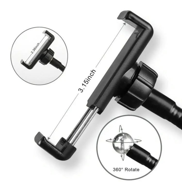 Anello luminoso per selfie con supporto per cellulare Bracci flessibili rotanti a 360° per streaming live, 4 Inch, 6 Inch, 8 Inch