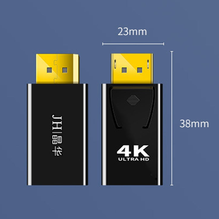 Connettore audio video adattatore JINGHUA DP maschio a HDMI femmina, 1080P Universal Version, 4K Universal Version