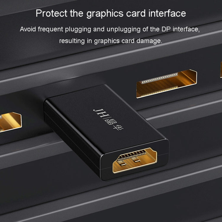 Connettore audio video adattatore JINGHUA DP maschio a HDMI femmina, 1080P Universal Version, 4K Universal Version