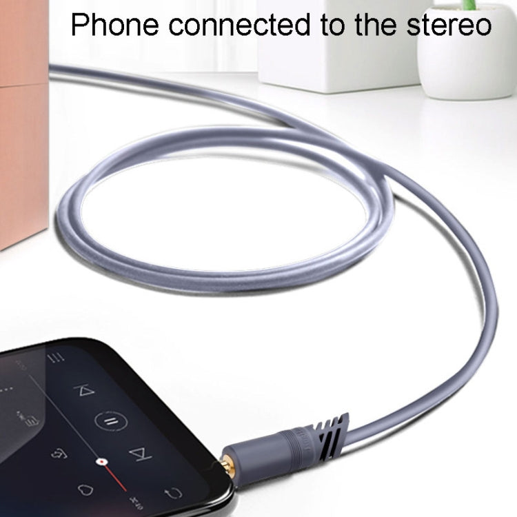 JINGHUA A240 Cavo audio da 3,5 mm maschio a maschio Cavo di collegamento per microfono stereo per auto per telefono cellulare, 1.5m, 3m, 5m, 10m, 15m, 20m, 30m