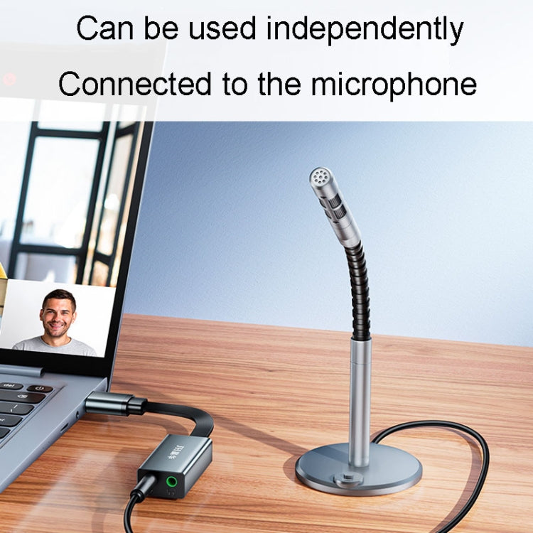 JINGHUA Z169A da USB a scheda audio AV con convertitore di cavo host computer a adattatore porta audio 3.5