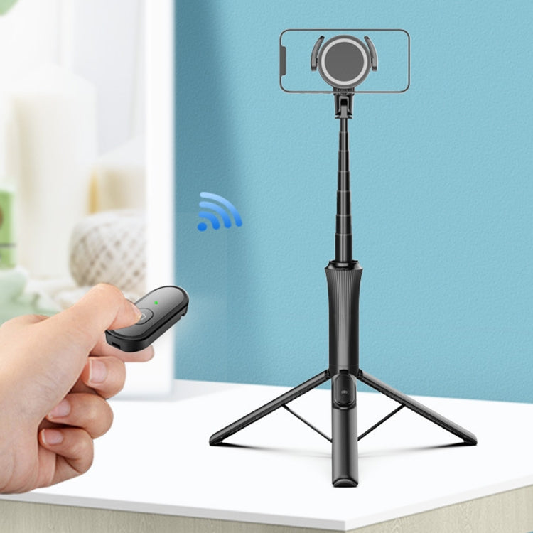 Treppiede per selfie stick allungabile per telefono magnetico da 1,5 m con telecomando wireless, ws-22001- 4