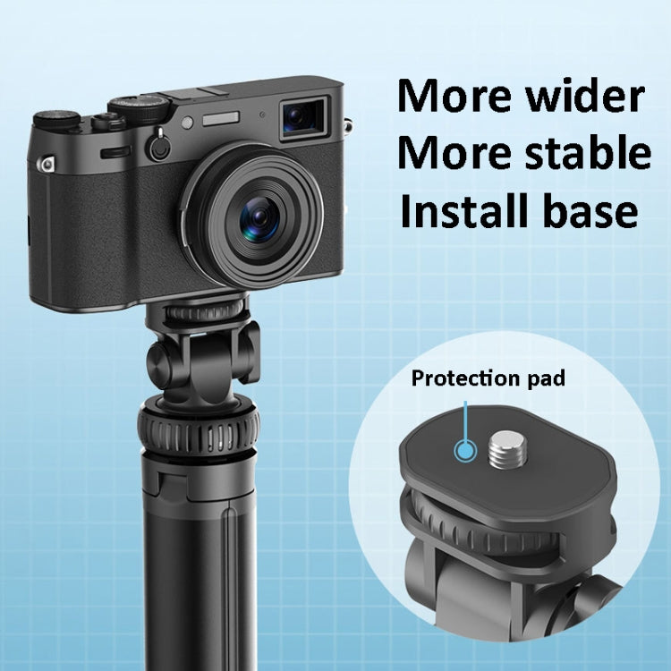 Selfie Stick con treppiede in metallo da 2 m con 4 interfacce di espansione per la fotocamera del telefono, Only Tripod