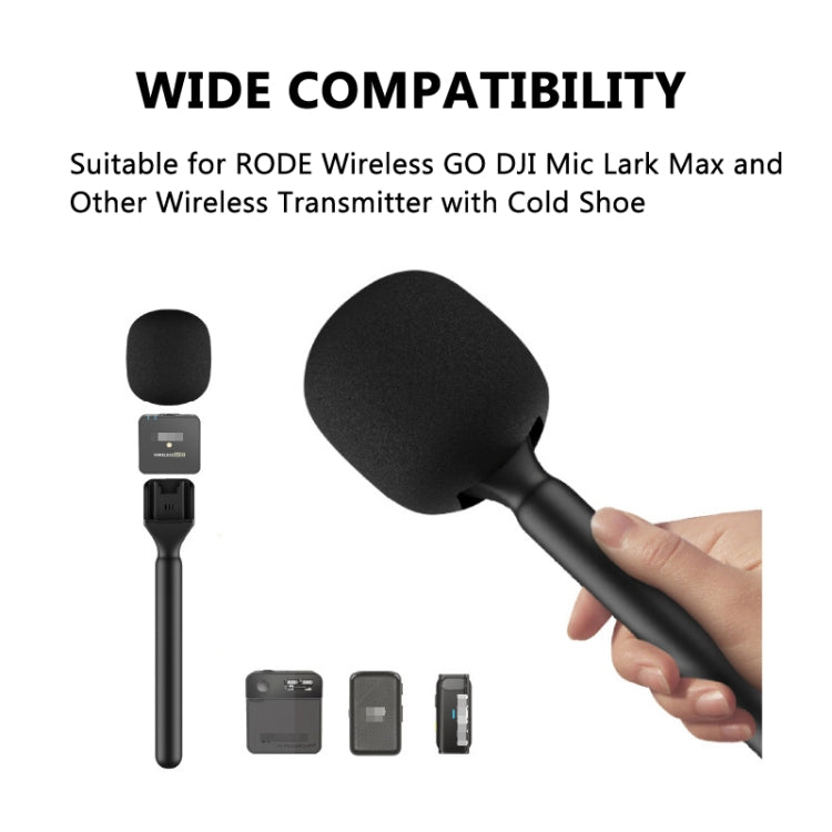 Maniglia per intervista al microfono per DJI Mic / Moma / Rode Wireless Go / Relacart, Interview Handle