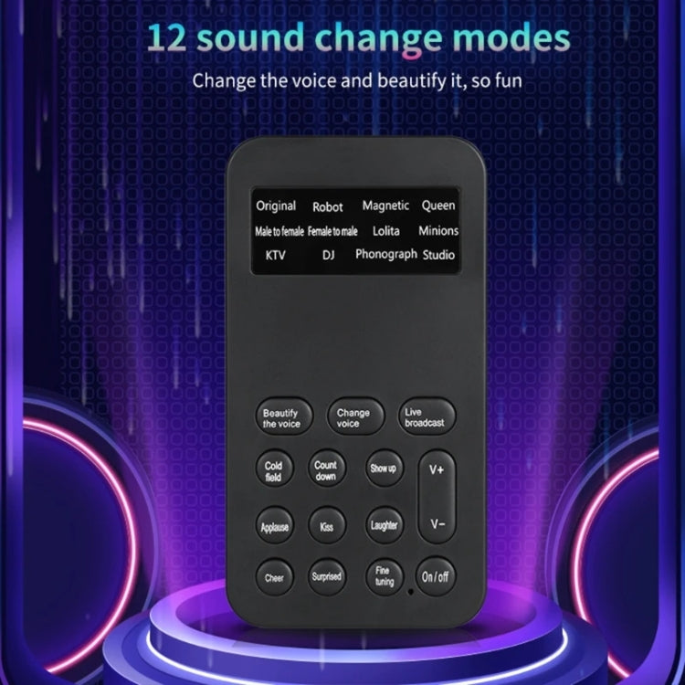 S9 Telefono cellulare Computer Scheda audio dal vivo Cambia voce Gioco Karaoke Registrazione Trasformatore audio, S9