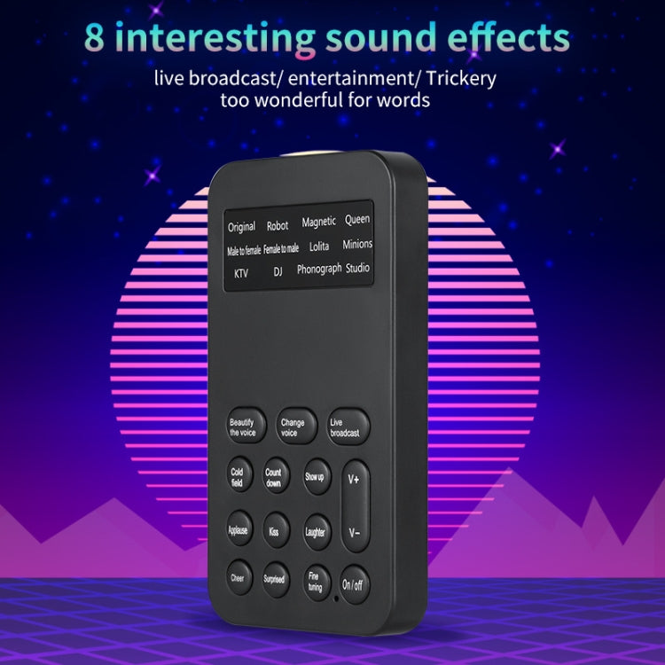 S9 Telefono cellulare Computer Scheda audio dal vivo Cambia voce Gioco Karaoke Registrazione Trasformatore audio, S9