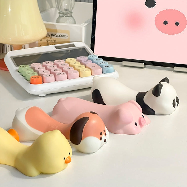 Tappetino per mouse in memory foam con decompressione Simpatico poggiapolsi per mouse da tavolo con cuscino per la mano, Panda, Puppy, Duck, Bear