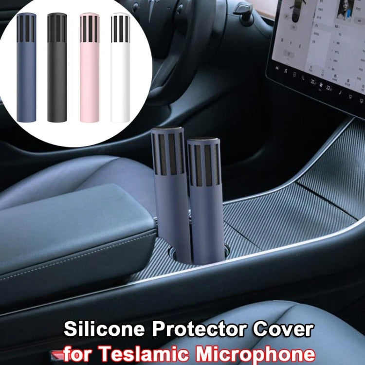 Per microfono Teslamic 1 paio custodia protettiva in silicone copertura per microfono wireless
