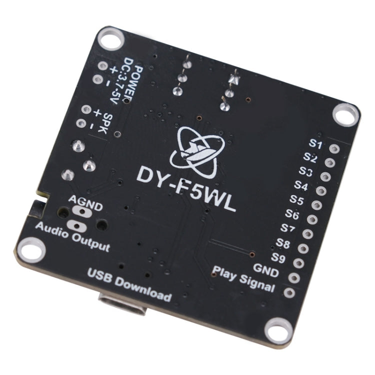 Modulo audio personalizzato con controllo della riproduzione vocale MP3 da 5 W e archiviazione da 32 M, F5WL