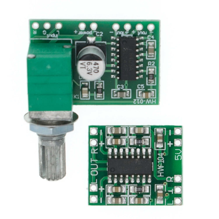 PAM8403 Mini scheda amplificatore digitale 5V Alimentatore USB Buon effetto sonoro, With Potentiometer, Module