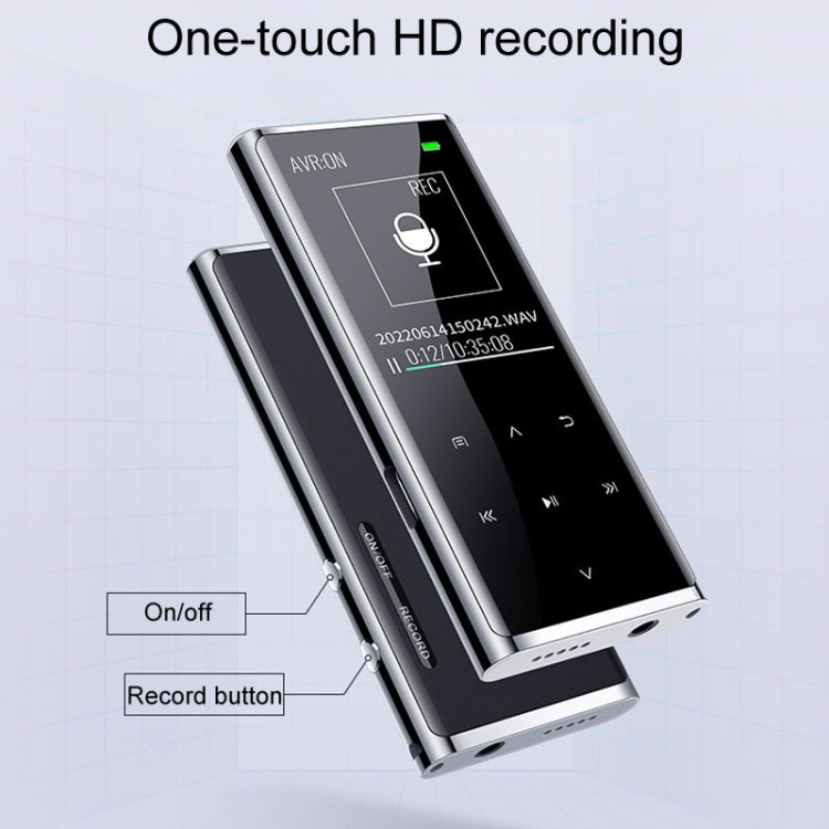 M27 Lettore musicale Bluetooth MP3/MP4 da 1,8 pollici Registratore e-book, 4GB, 8GB, 16GB, 32GB