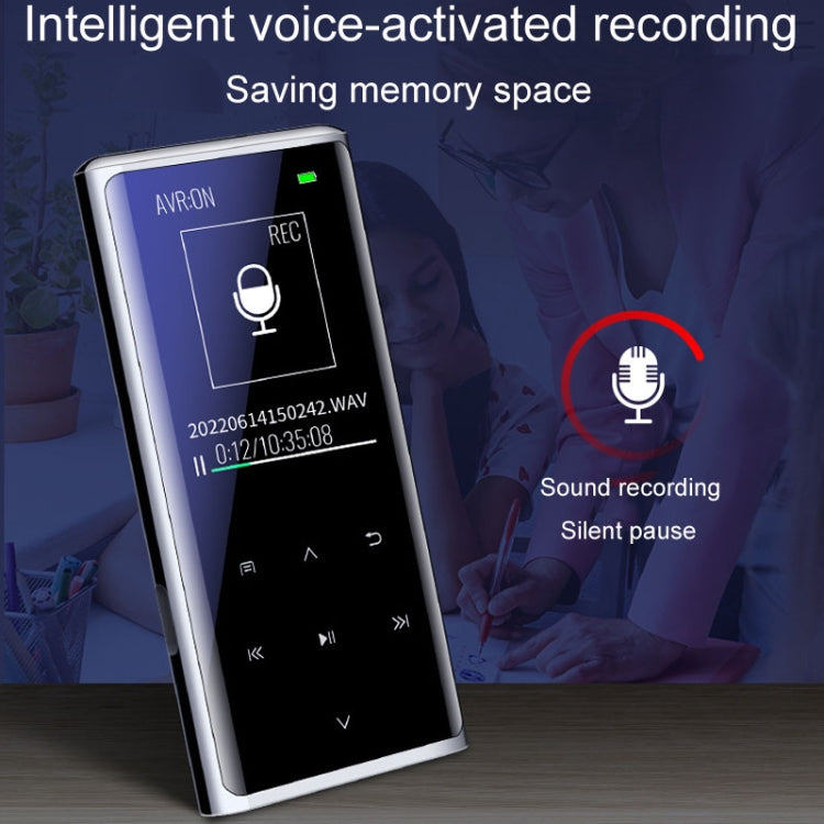 M27 Lettore musicale Bluetooth MP3/MP4 da 1,8 pollici Registratore e-book, 4GB, 8GB, 16GB, 32GB