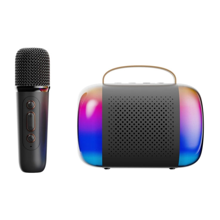 Altoparlante Bluetooth portatile Audio karaoke wireless per casa ed esterno, Y5 1 Microphone, Y5 2 Microphone