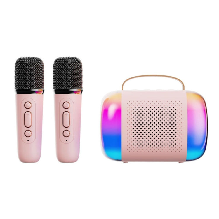 Altoparlante Bluetooth portatile Audio karaoke wireless per casa ed esterno, Y5 1 Microphone, Y5 2 Microphone