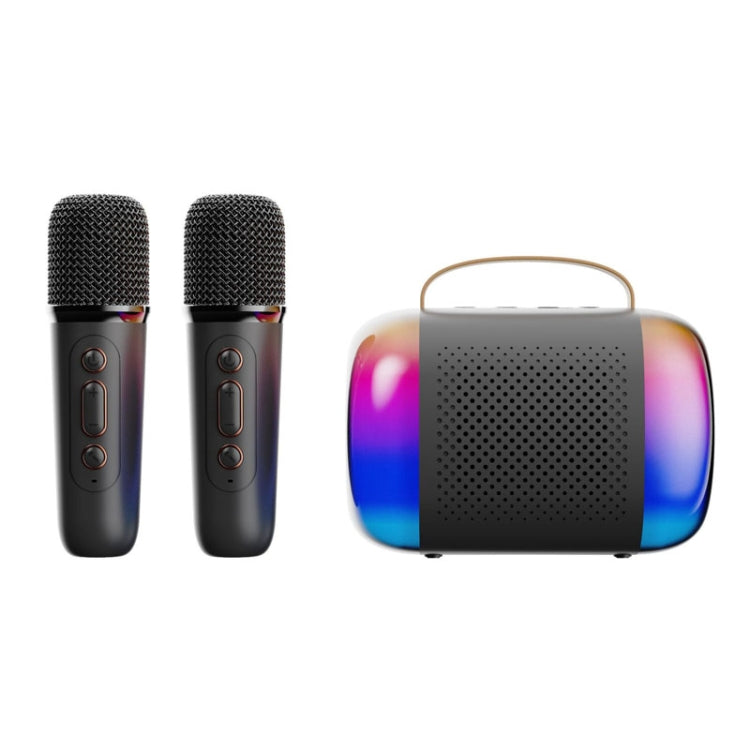 Altoparlante Bluetooth portatile Audio karaoke wireless per casa ed esterno, Y5 1 Microphone, Y5 2 Microphone